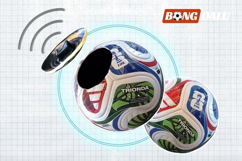 Adidas Trionda áp dụng công nghệ cảm biến IMU giúp xác định chính xác vị trí bóng