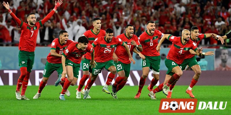 Morocco đội châu Phi đầu tiên vào bán kết ăn mừng chiến thắng lịch sử tại World Cup 2022