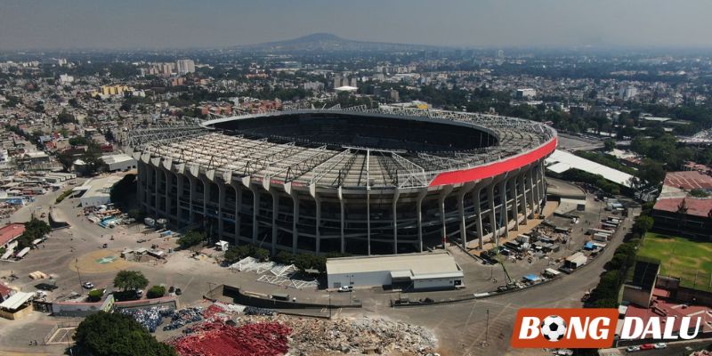 Sân vận động Estadio Azteca được xây dựng ở độ cao trên 2.200m
